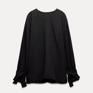 FLOWY TIED SHIRT ZW COLLECTION